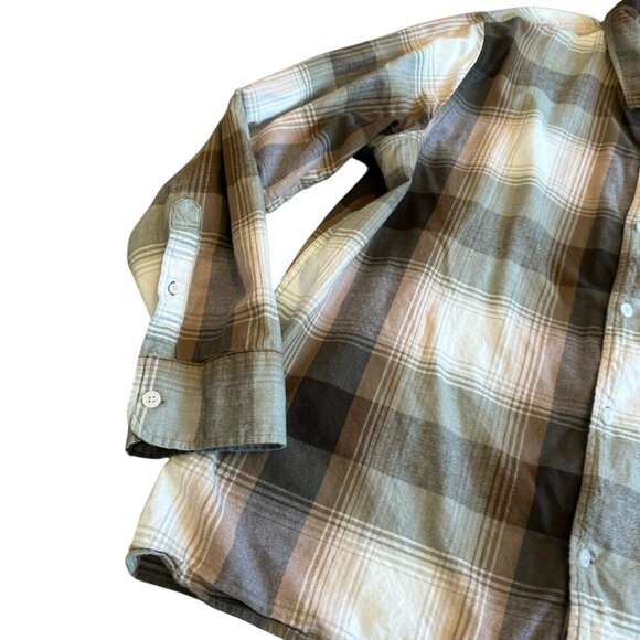 NN07 No Nationality Julio Plaid Button-Down Shirt Long Sleeve Size XXL Men's - Picture 4 of 14